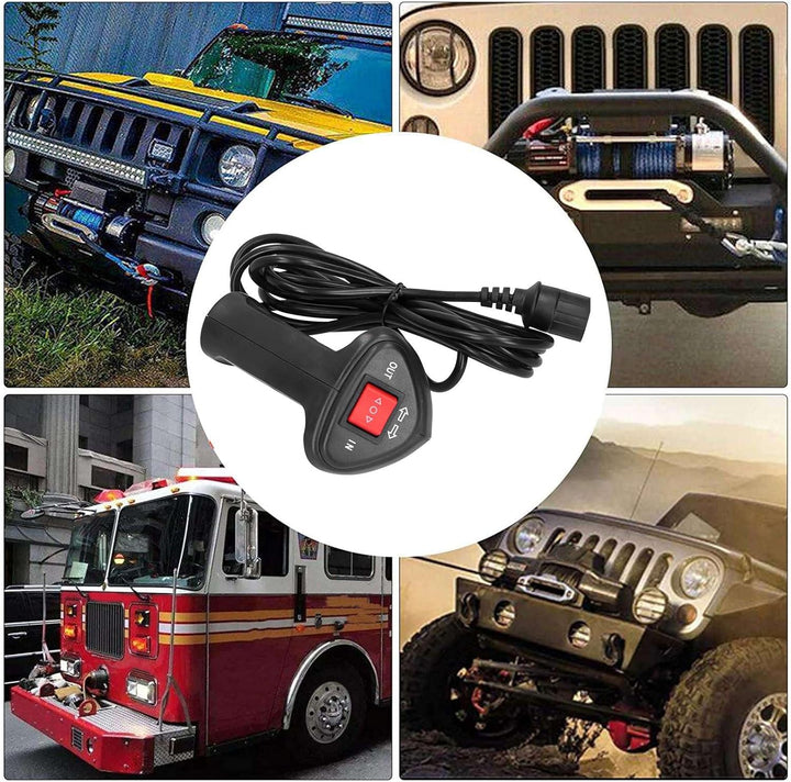 Dioche Seilwinde Auto Kabel, Universal Elektrische Seilwinde Fernbedienung Winch Remote Control mit