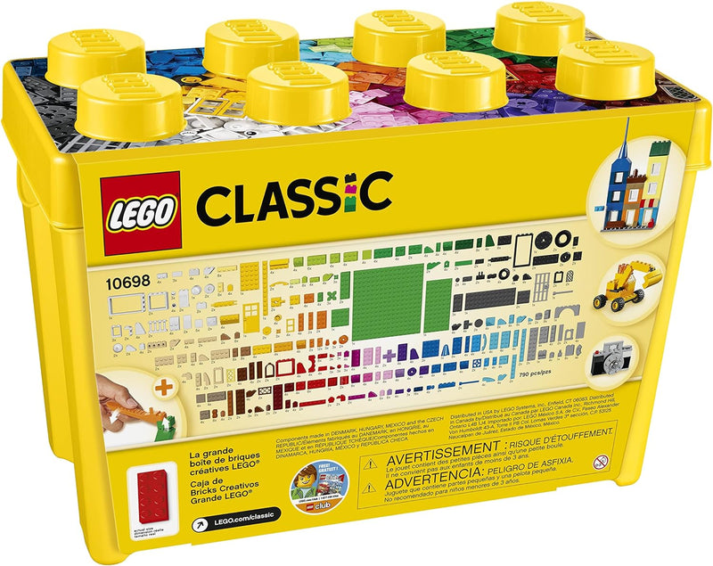 LEGO 10698 Classic Grosse Bausteine-Box, Spielzeugaufbewahrung, lustige, Bunte Spielzeug-Bausteine,