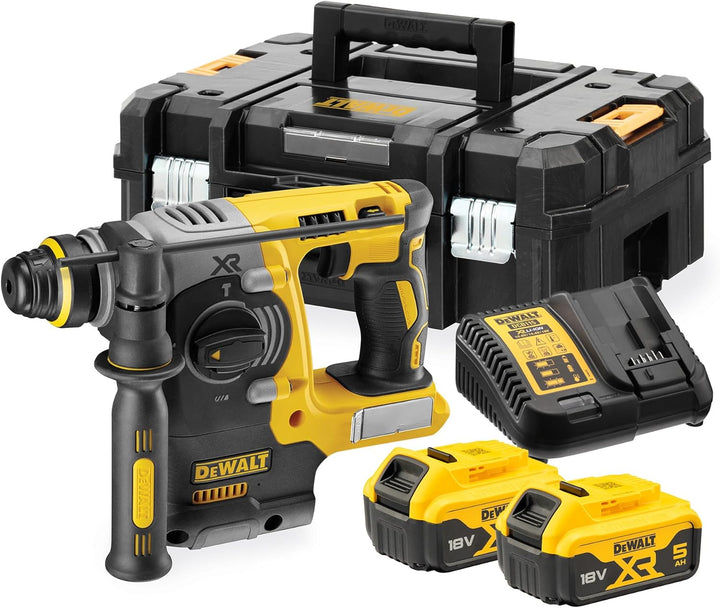 Dewalt 18 Volt SDS-plus Akku Kombihammer DCH273P2T (24 mm) (Dreh- und Schlagstopp, bürstenloser Moto