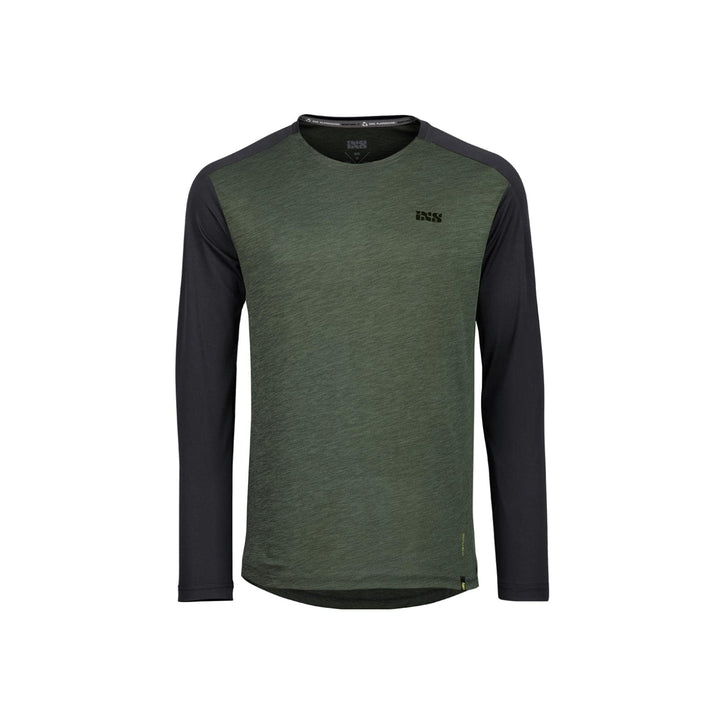 IXS MTB-Jersey Langarm Flow X Olive/Black M Oliv, M Oliv