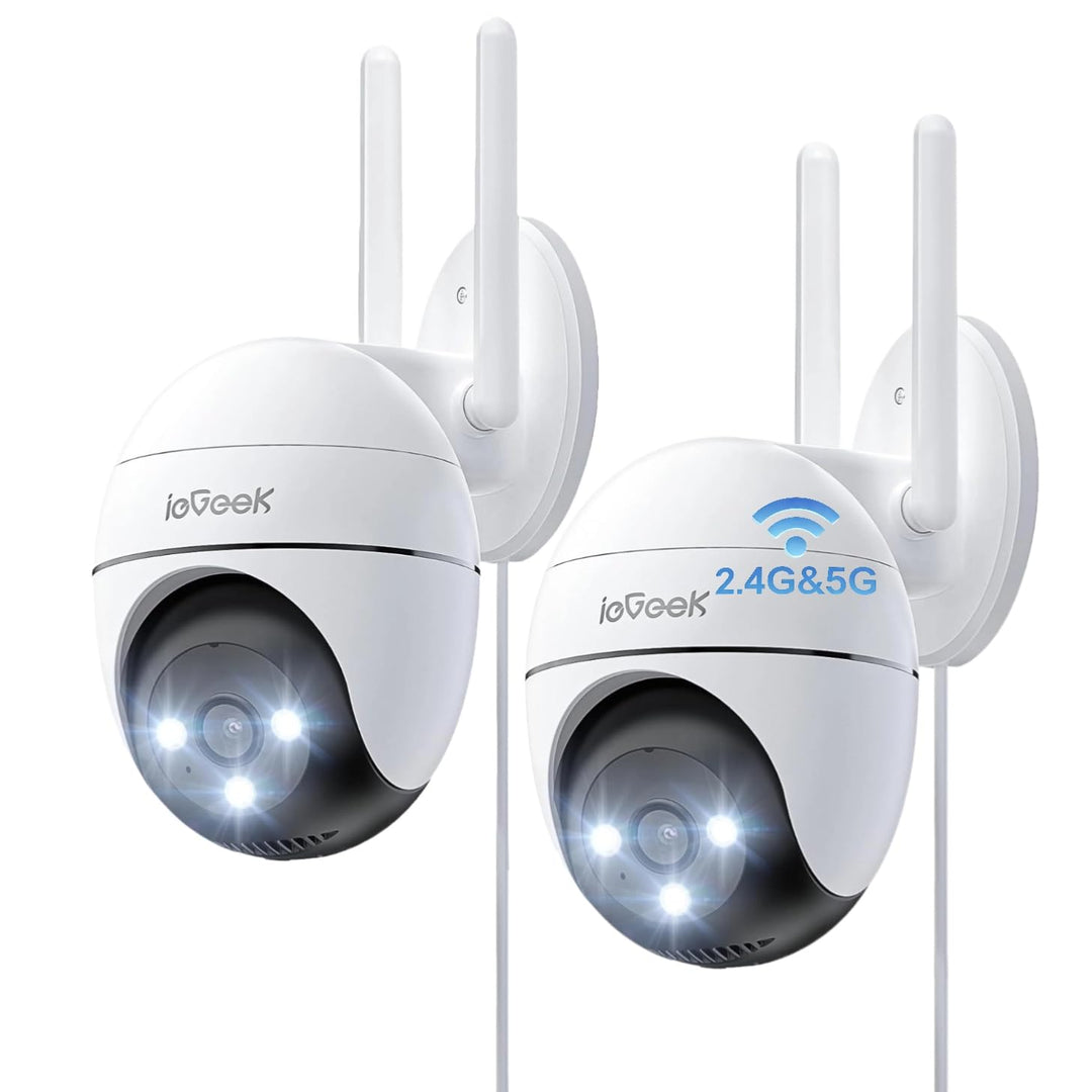 ieGeek 2K Überwachungskamera Aussen WLAN, PTZ Outdoor IP Kamera überwachung aussen, WiFi Dome Camera