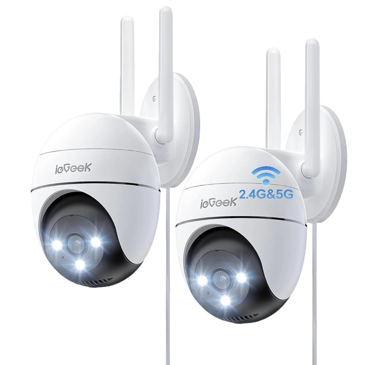 ieGeek 2K Überwachungskamera Aussen WLAN, PTZ Outdoor IP Kamera überwachung aussen, WiFi Dome Camera