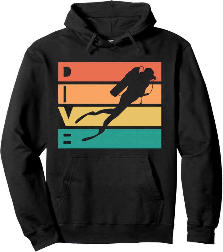 Retro Vintage Tauchen Geschenk für Taucher Pullover Hoodie