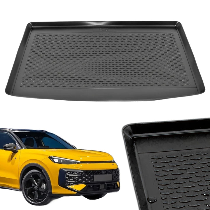 Gama Kofferraum Schutzmatte Kompatibel Mit Volkswagen T-ROC 2017-2025 Zubehör — Schwarz Gummimatte K