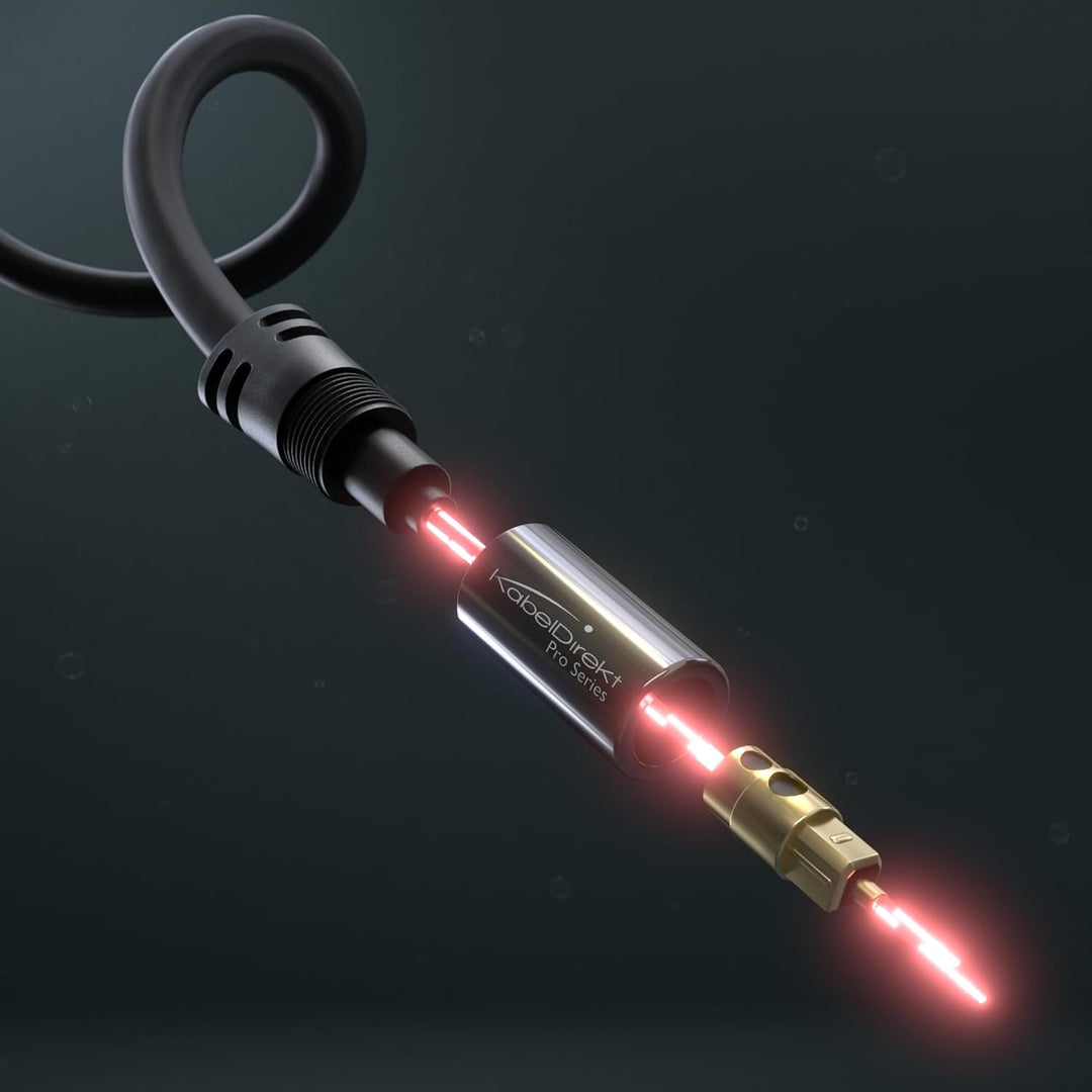 KabelDirekt – 5x TOSLINK-Kabel, optisches Audiokabel – 5 m – Glasfaserkabel für Soundbar (TOSLINK au