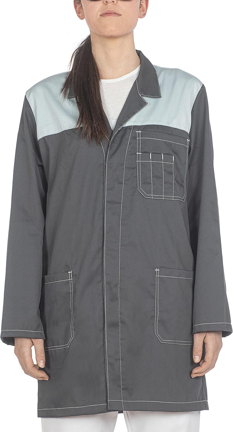 C.B.F. Balducci Group Labor- und Arbeitskittel Herren Damen M Grau, M Grau