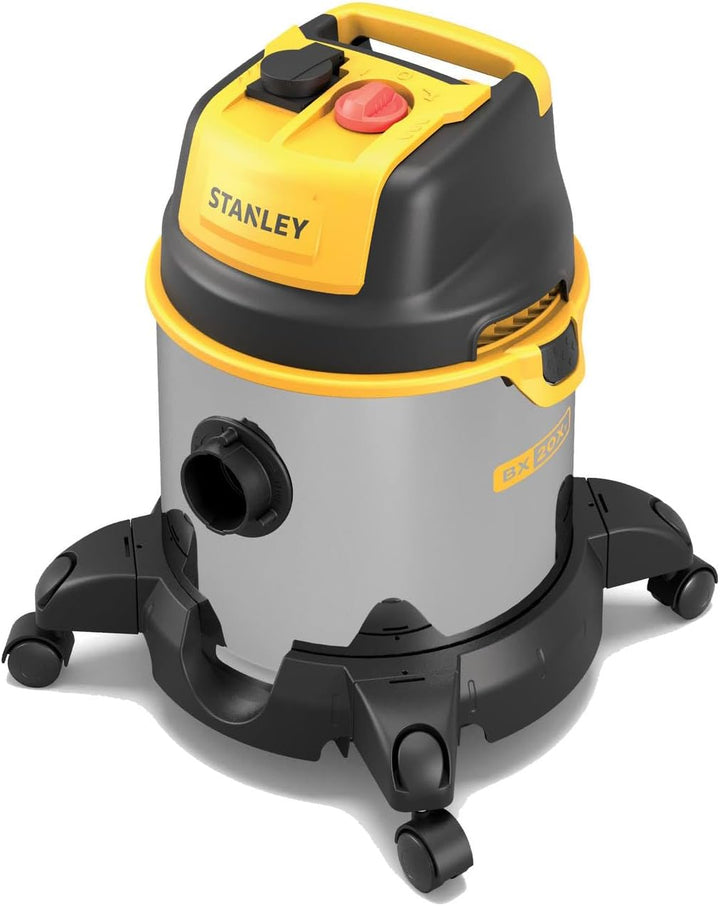 Stanley Nass und Trockensauger SXVC20XTE (1400 W, 20 l) Steel 20 l - Power Tool Socket, Steel 20 l -