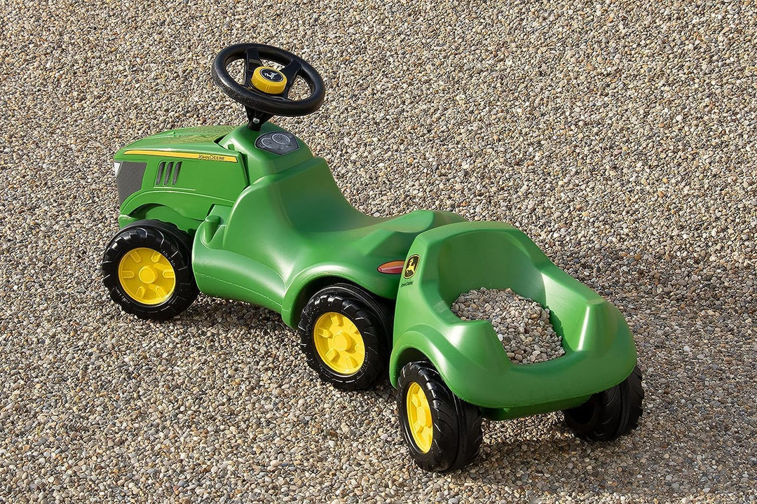Rolly Toys Babyrutscher Minitrac John Deere 6150R mit Anhänger rollyMinitrac Trailer (Hänger kippbar