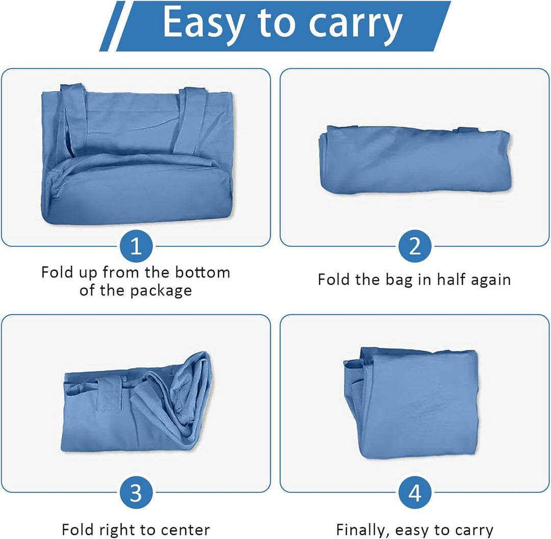Yogatasche Damen mit Nassfach, Canvas Tasche mit Griffen, Abnehmbare Tasche für Yogamatte, Geeignet