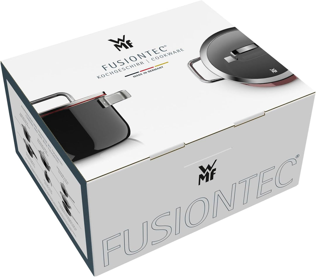 WMF Fusiontec Mineral Pro, Bratentopf, Deckel, 20 cm, langlebig, kratzfestes Material, Kochtopf Indu
