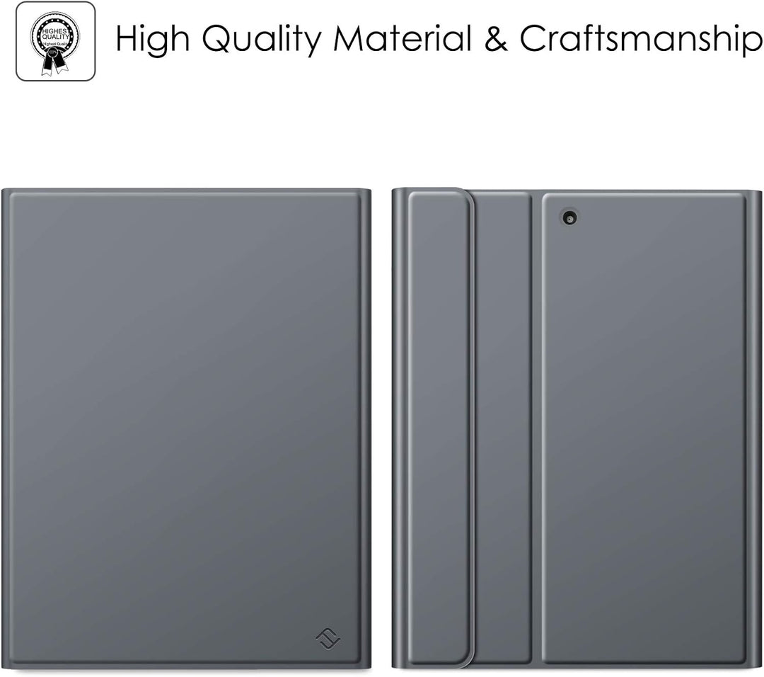 Fintie Tastatur Hülle für iPad 9.7 2018 (6. Generation), Soft TPU Rückseite Gehäuse Keyboard Case mi
