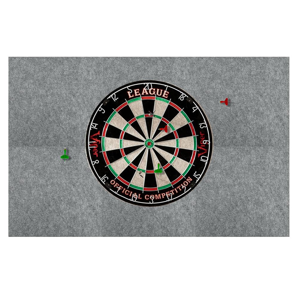 Dartboard-Wandschutz, Dart Wandschutz aus Filz, Dartboard-Umrandung, Selbstklebend, Gespleisste Wand