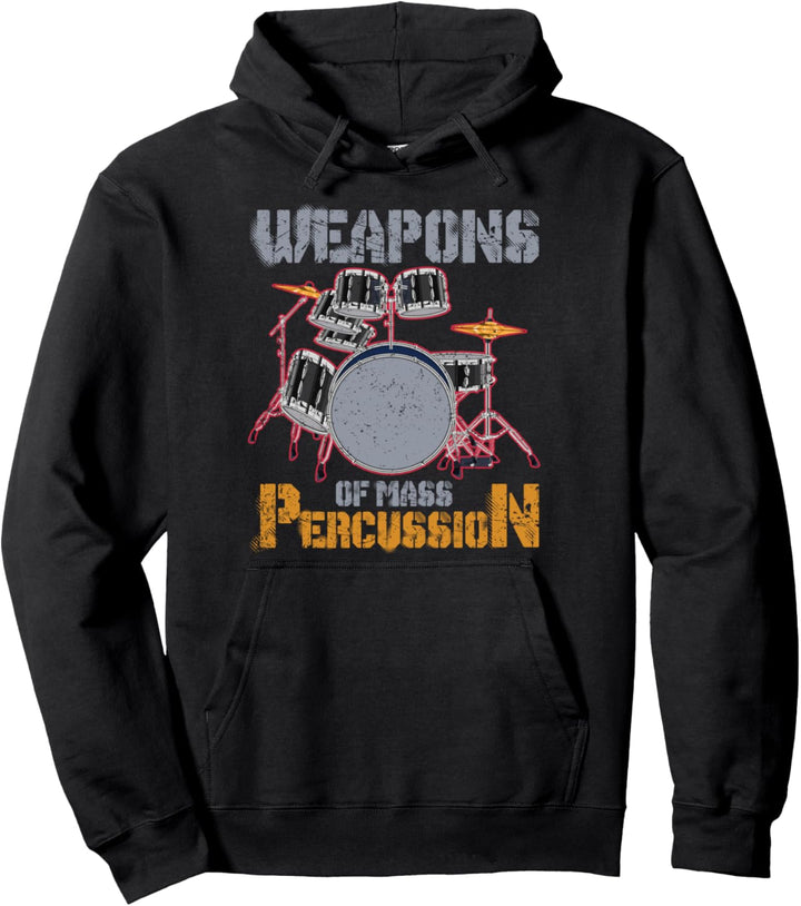 Rock Musikinstrument Drummer Geschenk Lustiges Schlagzeug Pullover Hoodie