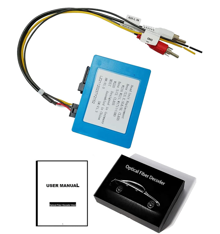 Für Mercedes Benz Android Autoradio Fiber Optic Decoder, Fiber Optic Most Decoder für Mercedes Benz