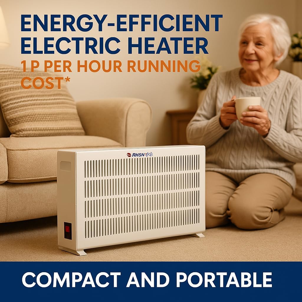 1000W Elektroheizung Standgerät, Electric Heating mit modernem Stil - Elektrisch heizung starke Wärm