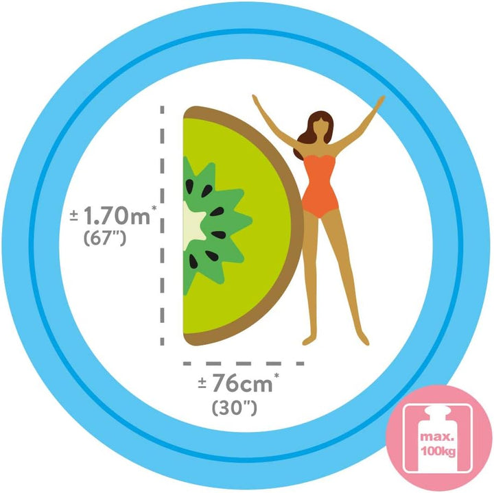 Intex 58764 Luftmatratze aufblasbar "Kiwi Slice" , 170 x 76 x 17 cm