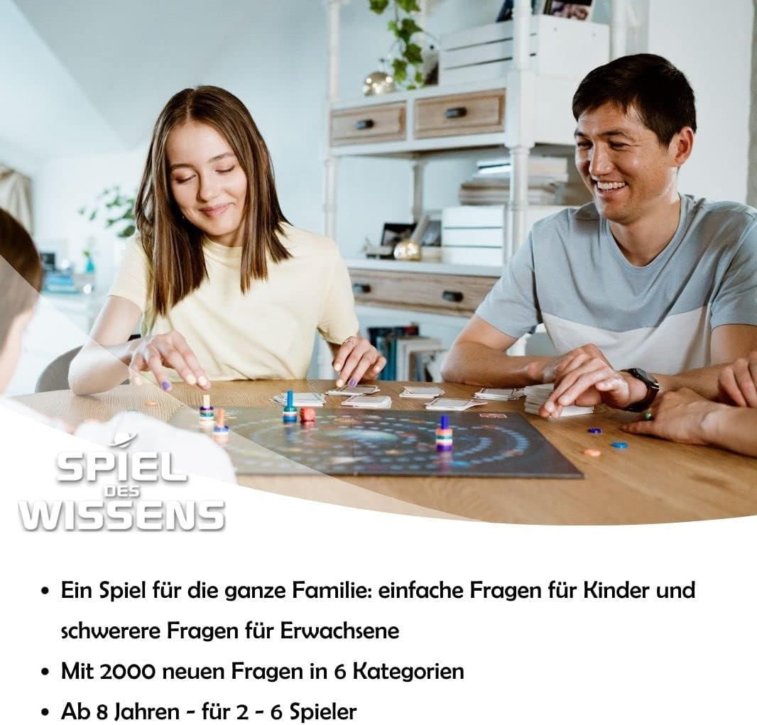 Jumbo Spiele GmbH JUM19907 Spiel des Wissens *Neu* 2-6 Spieler &amp; 19949 Spiel des Wissens Neu Kartens