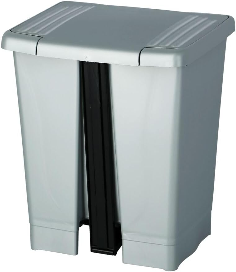 TATAY Millenium Mülleimer mit Pedal 21L | Mattes Finish | Innen und Aussen | Für 20–30L Beutel | BPA