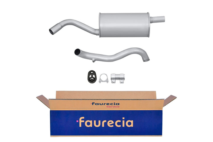 HELLA 8LD 366 029-851 Endschalldämpfer - Easy2Fit Kit - hinten - zweiteilig - Set mit Anbauteilen