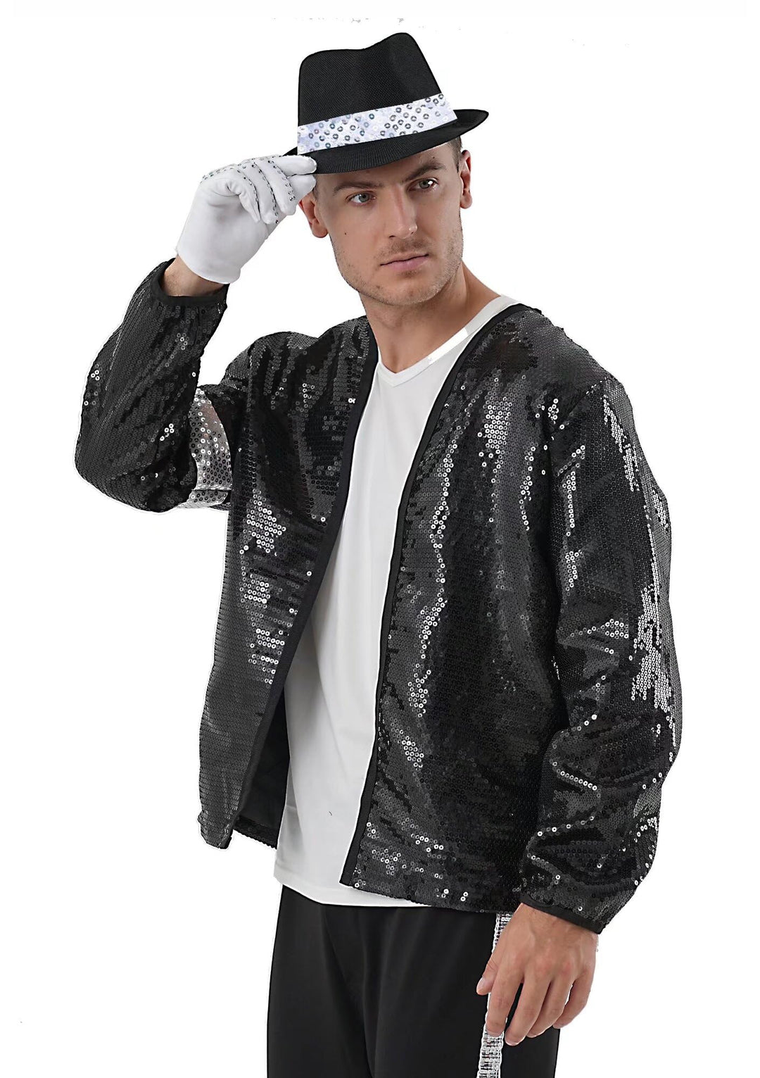 Kostuime Pailetten Lose Anzugjacken fur Erwachsene Kinder WeihnachtenHalloween Cosplay Rollenspiel P