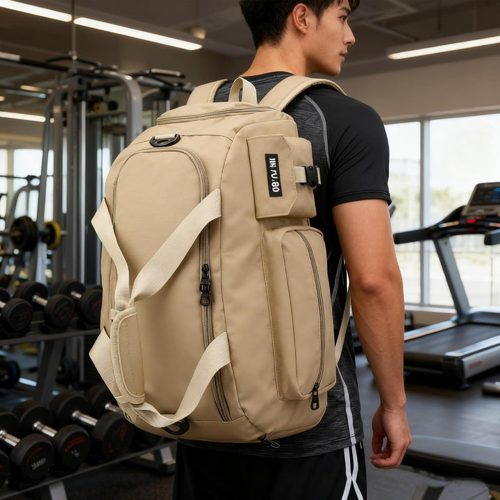 Sporttasche Damen Herren 32L Reisetasche mit Schuhfach Nassfach Trainingstasche mit Rucksack Weekend