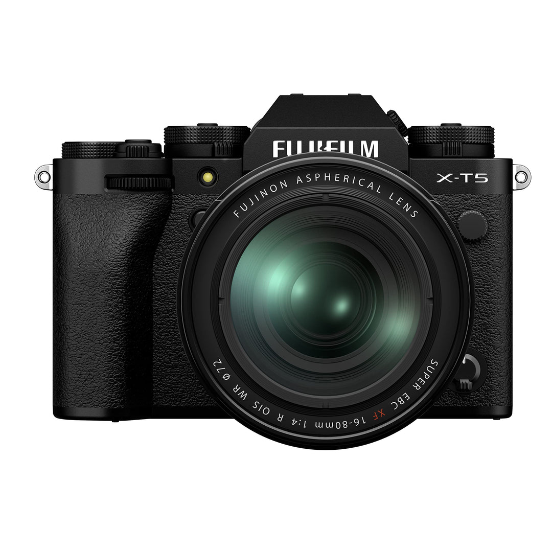 Fujifilm X-T5 schwarz, FUJINON XF16-80mmF4 R OIS WR Objektiv Kit