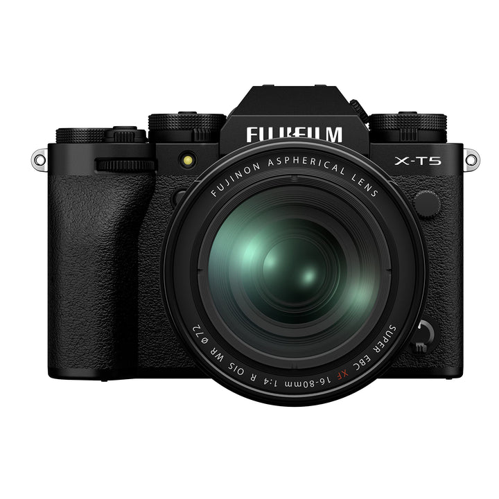 Fujifilm X-T5 schwarz, FUJINON XF16-80mmF4 R OIS WR Objektiv Kit