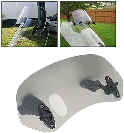 EVGATSAUTO Motorrad Windschutzscheibenverlängerung Windschutzscheibenverlängerer Einstellbarer Unive