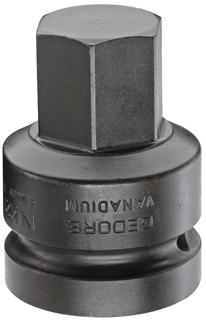 GEDORE Kraftschraubereinsatz 1 Zoll, Innen-6-kant 22 mm, 1 Stück, IN K 21 22, 22 mm