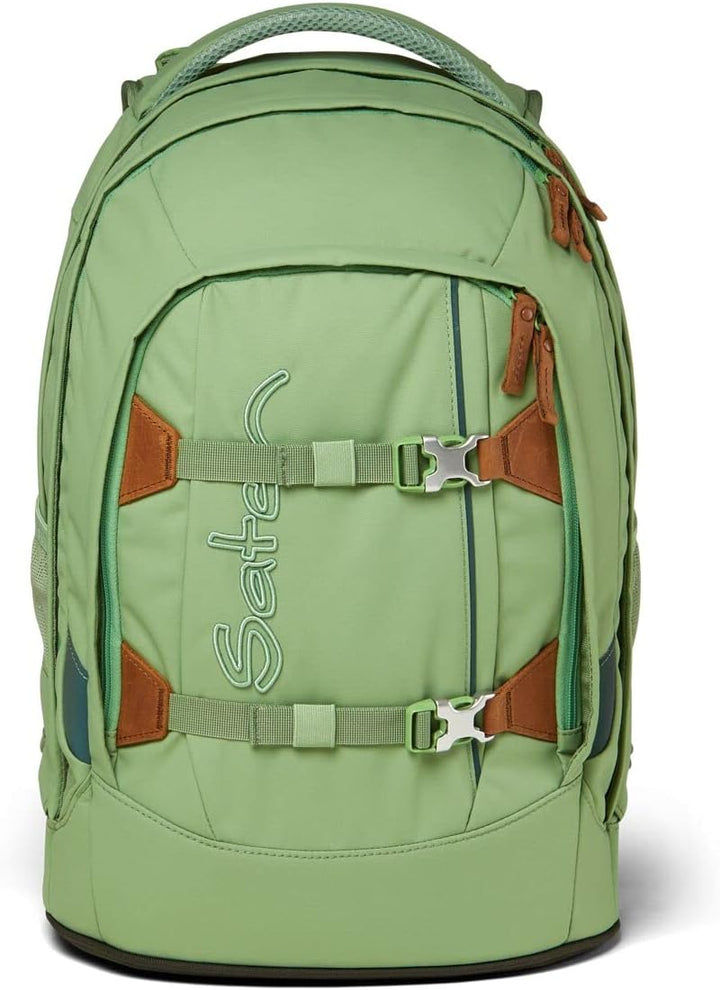satch Pack Schulrucksack Set 3tlg. mit Sporttasche und Schlamperbox Nordic Jade Green Skandi Ed., No