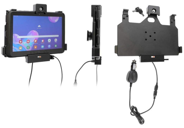 Brodit Gerätehalter 735149 | Made IN Sweden | mit Ladefunktion für Tablets - Samsung Galaxy Tab Acti