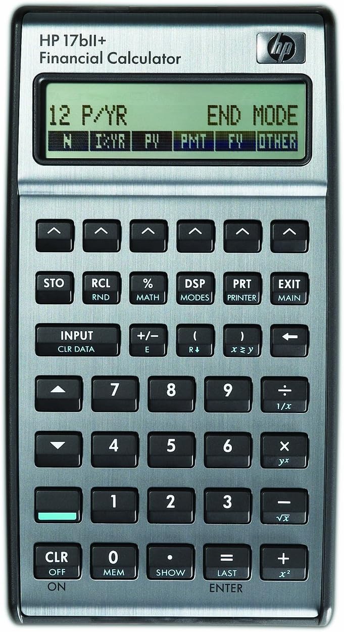Hewlett Packard HP-17BII+ Finanztaschenrechner
