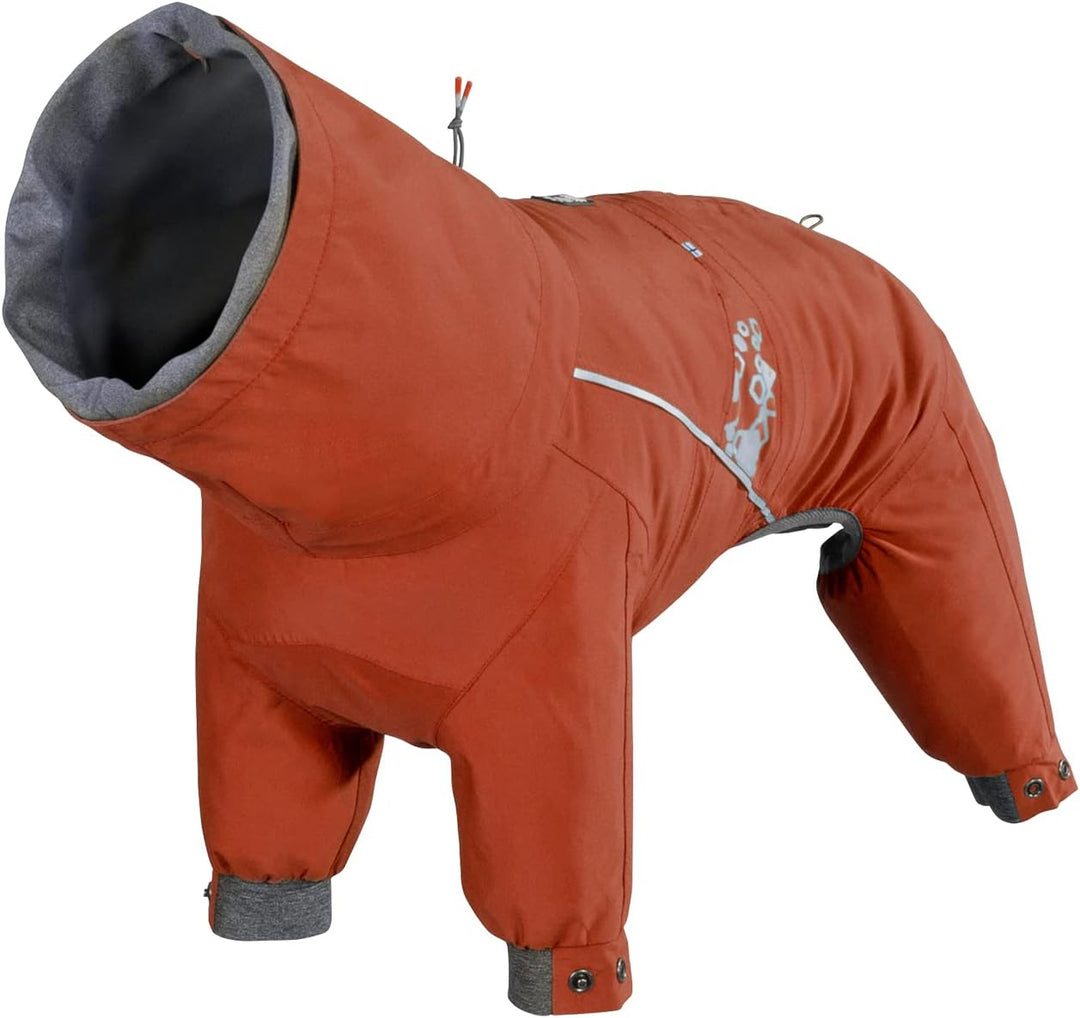 Hurtta Mudventure Overall ECO, Hunderegenmantel, Wasserdicht, Cinnamon-Orange, 50M 50M Cinnamon, 50M