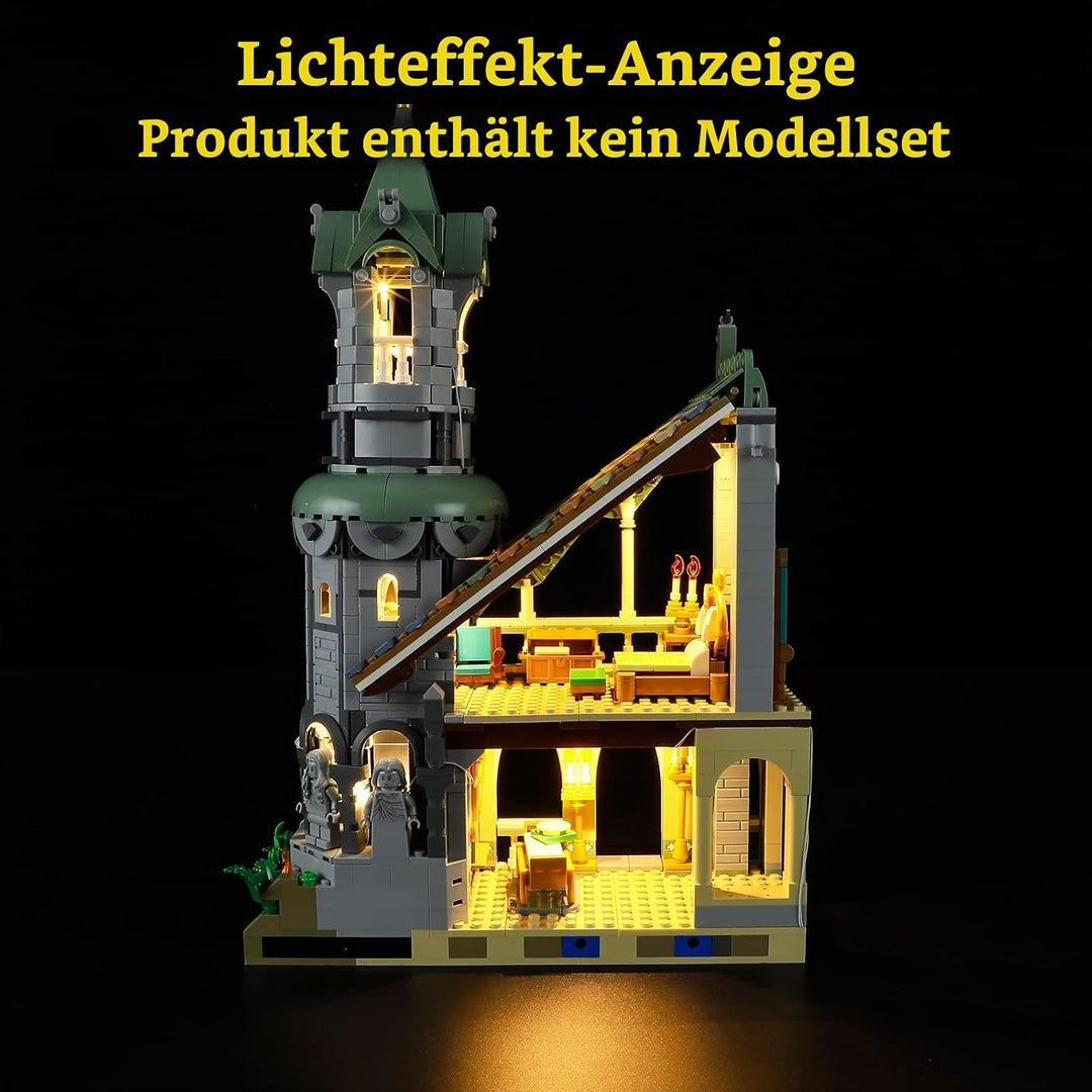 GEAMENT LED Licht-Set Kompatibel mit LEGO DER Herr DER Ringe: BRUCHTAL (Rivendell) - Beleuchtungsset