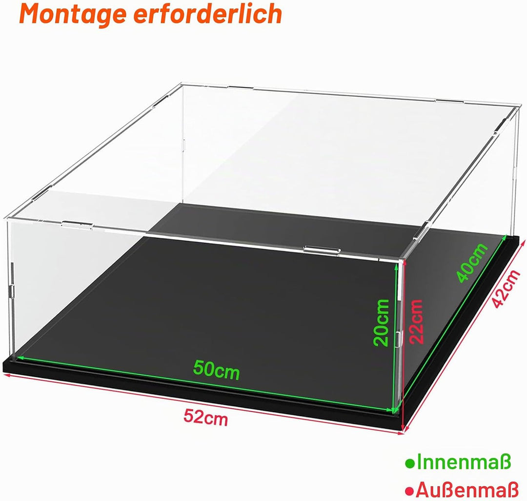 Acryl Vitrine Klar für Lego Actionfiguren Funko Pop Modell Skulptur Transparenter Plexiglas Display
