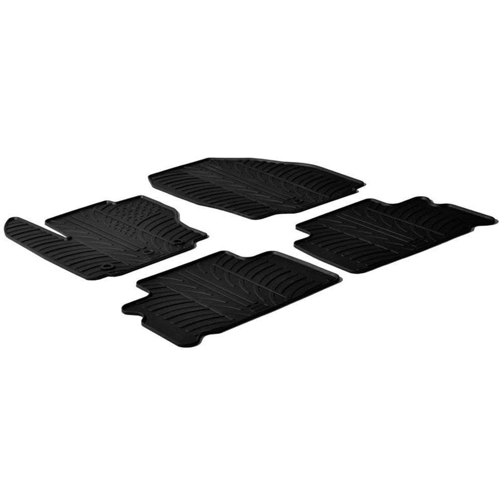 Gledring Satz Gummimatten kompatibel mit Ford S-Max 5 türer 2006-2011 & Ford Galaxy 2006-2010 (T Pro