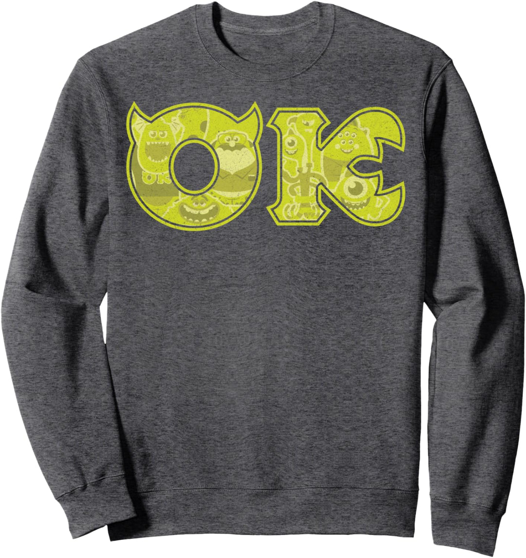 Disney Pixar Monsters University Oozma Kappa Logo Sweatshirt