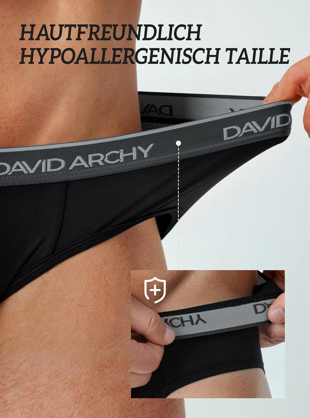 DAVID ARCHY 4/7er Pack Herren Slip Männer Slips Stretcken Unterwäsche Weich Ohne Etikett S A:7 Farbe
