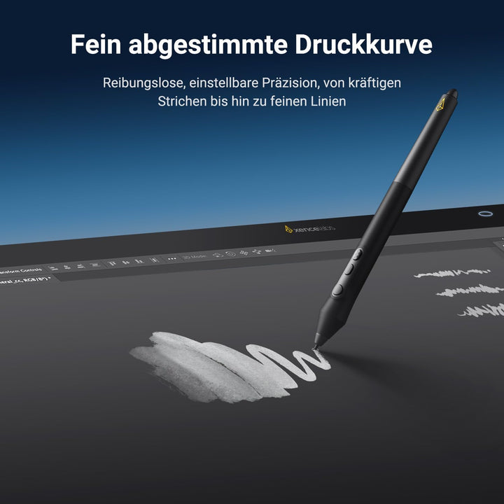 Xencelabs Pen Display 24 Grafiktablett 4K Professionelle 99% Adobe RGB Zeichenmonitor Zeichentablett