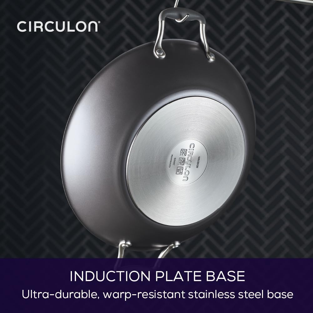 Circulon Scratch Defense Wok Antihaft 36cm – Induktionsgeeigneter Wok mit extremer Antihaftbeschicht