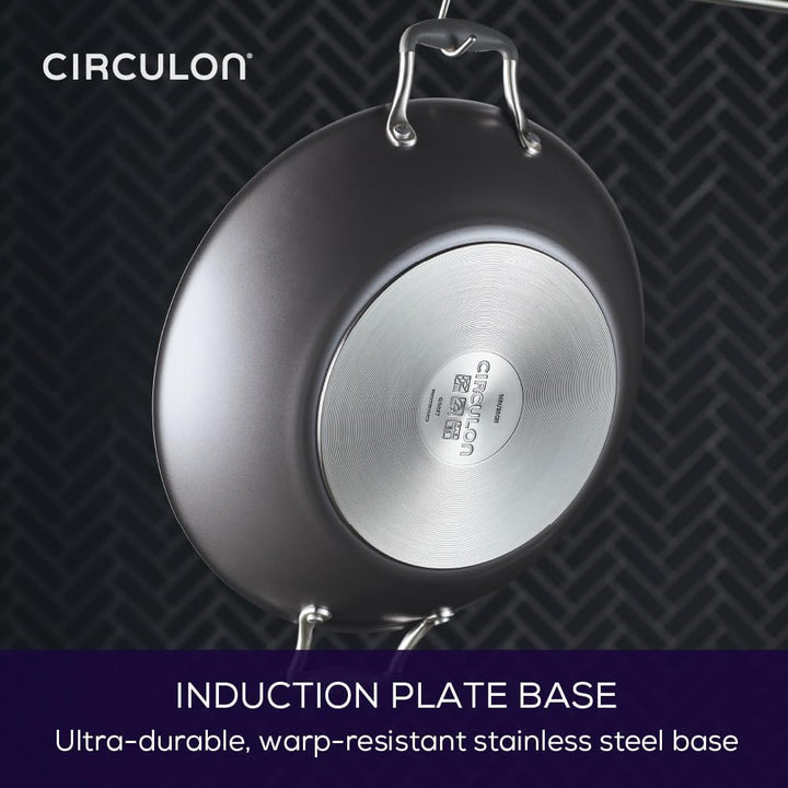 Circulon Scratch Defense Wok Antihaft 36cm – Induktionsgeeigneter Wok mit extremer Antihaftbeschicht