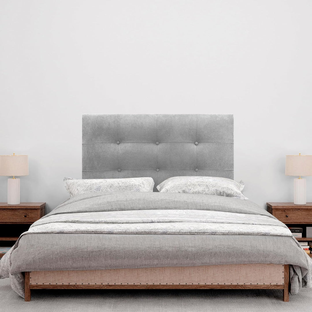 DHOME Kopfteil, gepolstertes Bett Kopfteil 8cm dick. Gepolstertes Kopfteil ACUALINE Stoff und Kunstl