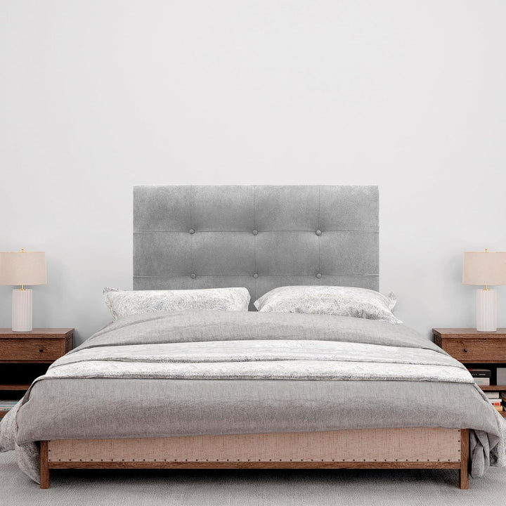 DHOME Kopfteil, gepolstertes Bett Kopfteil 8cm dick. Gepolstertes Kopfteil ACUALINE Stoff und Kunstl