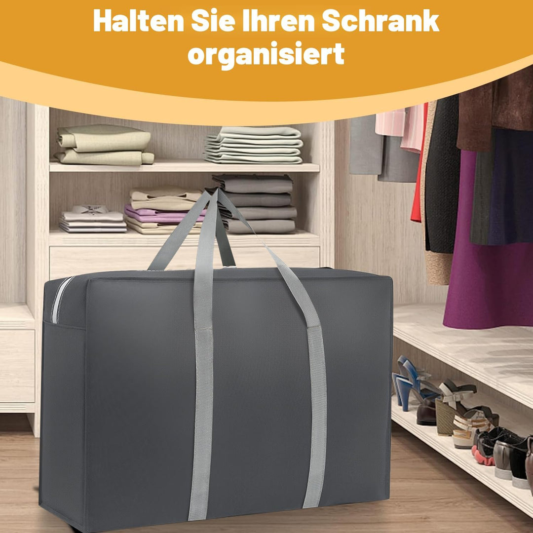 2er-Pack Aufbewahrungstasche für Bettdecken: LEKEFET Bettwäsche Tasche Aufbewahrung Bettzeug, Gross