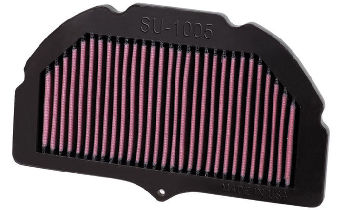 K&N SU-1005 Motorrad K&N Tauschluftfilter Suzuki GSX-R 1000, Rot