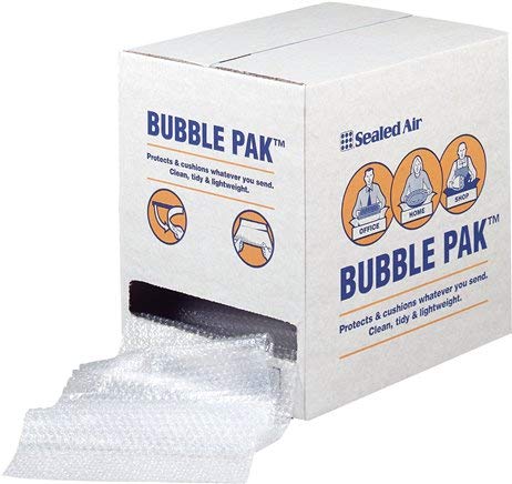 Luftpolsterfolie 30 cm x 50 mtr. (alle 50 cm perforiert) Ausführung:Spenderbox BUBBLE PAK