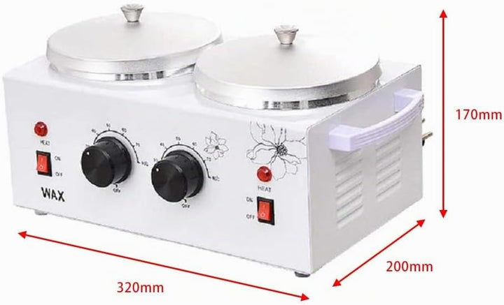 Wachswärmer Wachs Haarentfernung Doppelte PTC-Heizung Wax Warmer Heater Wax Enthaarung Wachs Heizung