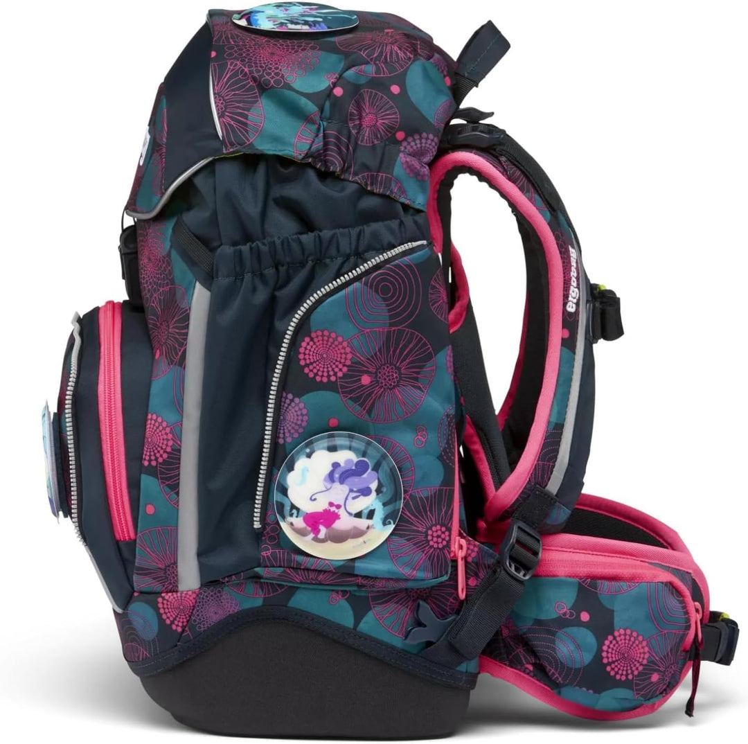 ergobag Pack Set ergonomischer Schulranzen flexibel 6-teilig Set 1. Klasse Grundschule für Mädchen u