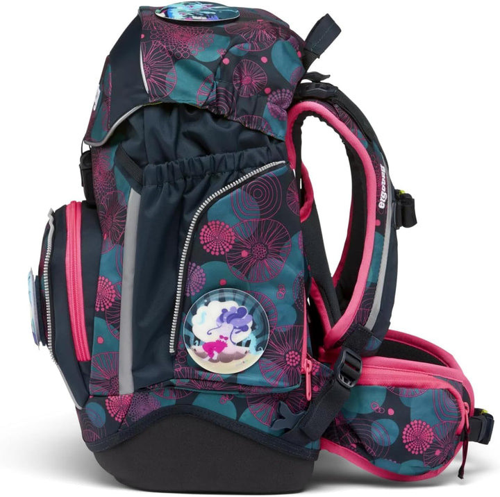 ergobag Pack Set ergonomischer Schulranzen flexibel 6-teilig Set 1. Klasse Grundschule für Mädchen u