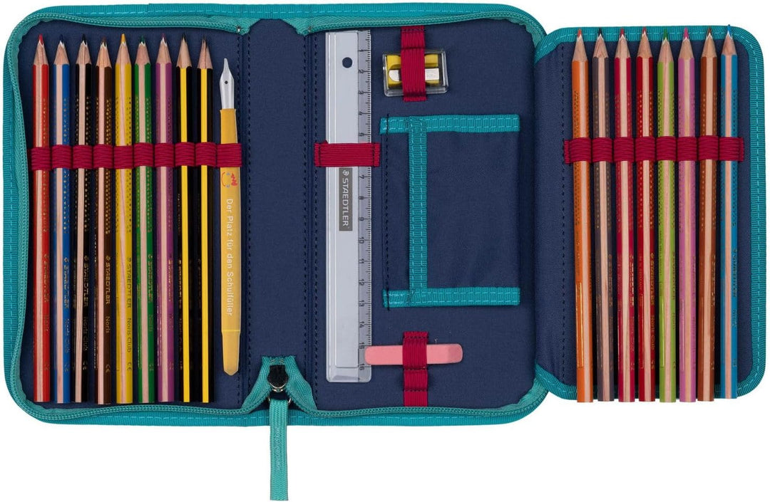 DerDieDas Schulranzen Set 5-TLG. Ergoflex MAX Buttons Star Princess